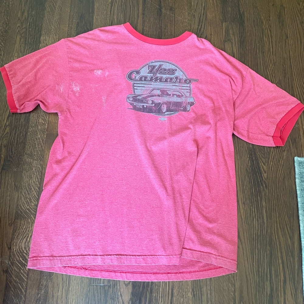 Men’s red tee shirt Camaro